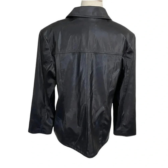 CS Signature M Black rain/wind resistant classic coat - Picture 4 of 7